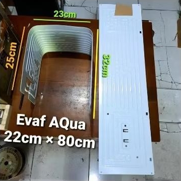 evaporator kulkas 1pintu merek AQUA 80x22cm