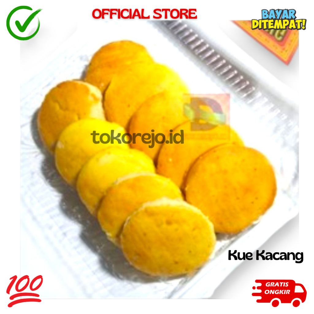 

Kue Kacang Roti Kacang Empuk Enak Asli Terasa Kacangnya