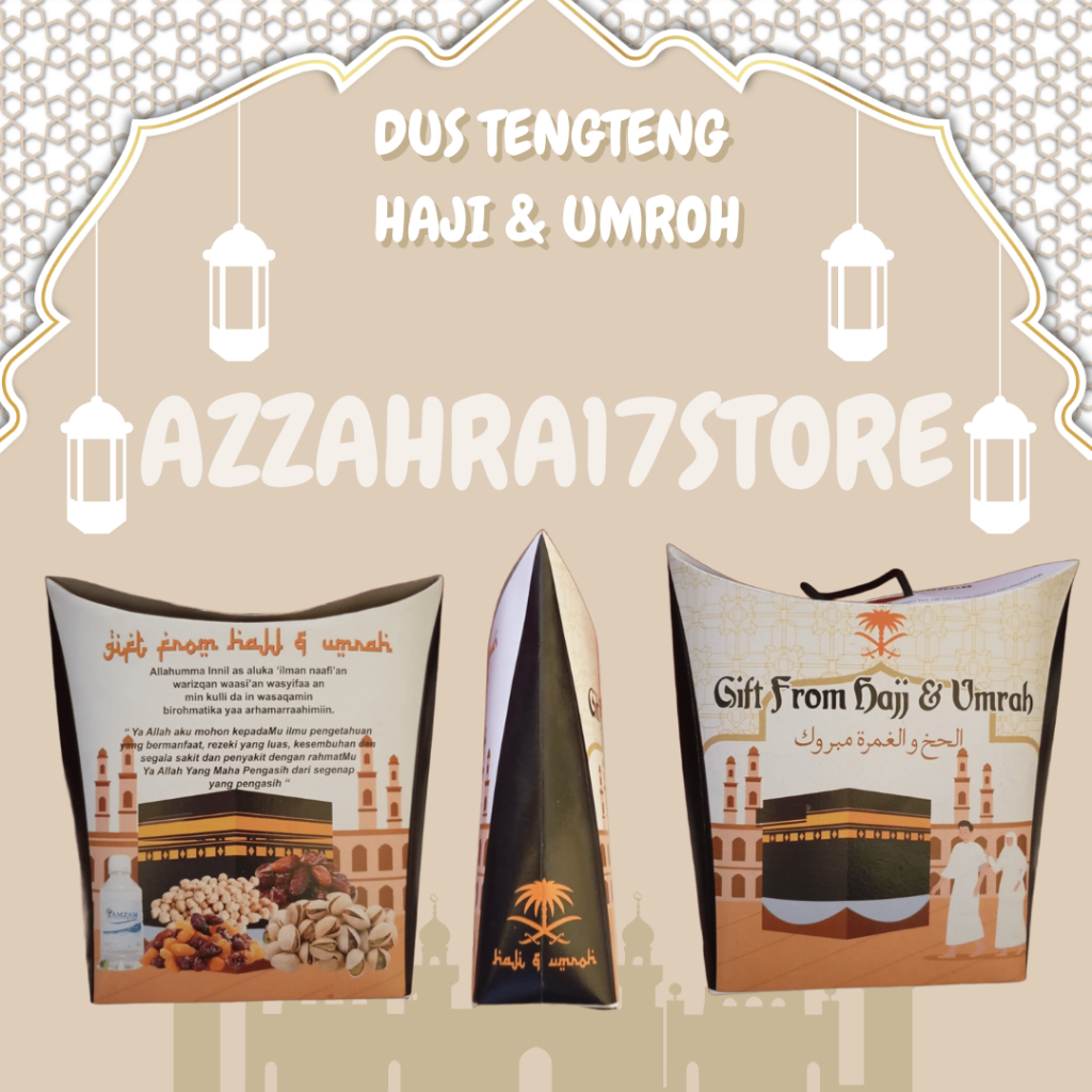 

iDk90 1 pack(isi 50pcs) Dus tenteng dus tali goodie bag paketan oleh oleh hajji dan umroh