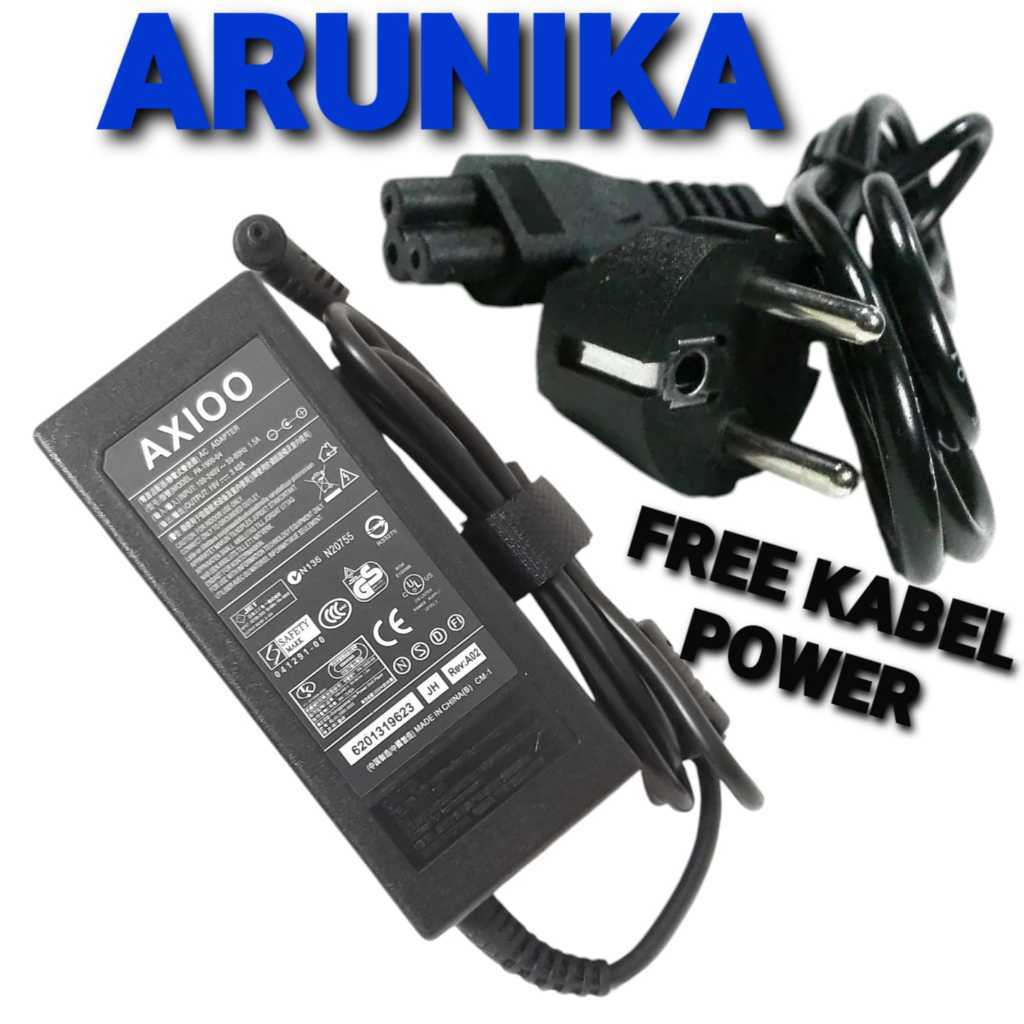 Adaptor Charger Axioo Mybook pro H5 H6 H7 Mybook pro G5 F3 19V 3.42A