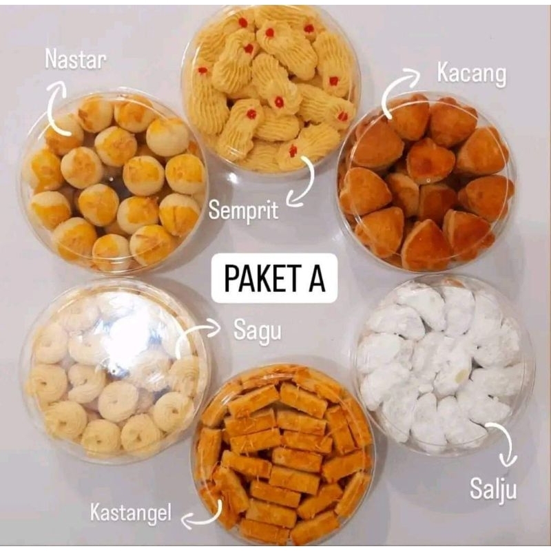 

Hampers Kue Lebaran Natal | Paketan toples 500gr