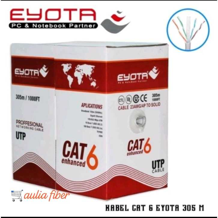 FTP Cat 6 Spectra Outdoor Kabel Lan Outdoor Cat6 Cat 6 Spectra Eyota - eyota