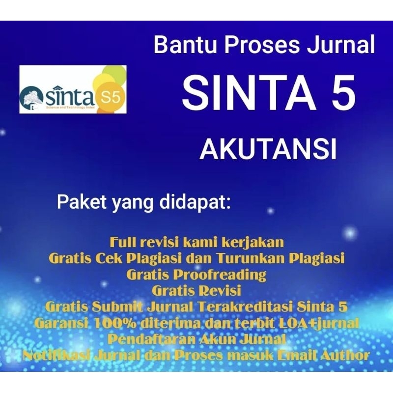 Jurnal Sinta 5 Akutansi Ekonomi Manajemen