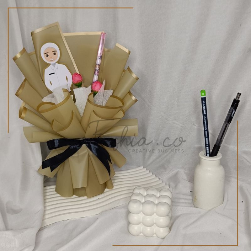 

Buket Hari Guru - Buket Snack Size S - Buket Wisuda - Buket Ulang Tahun - Buket Sidang