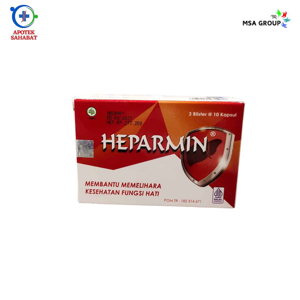 HEPARMIN BOX 30 KAPSUL