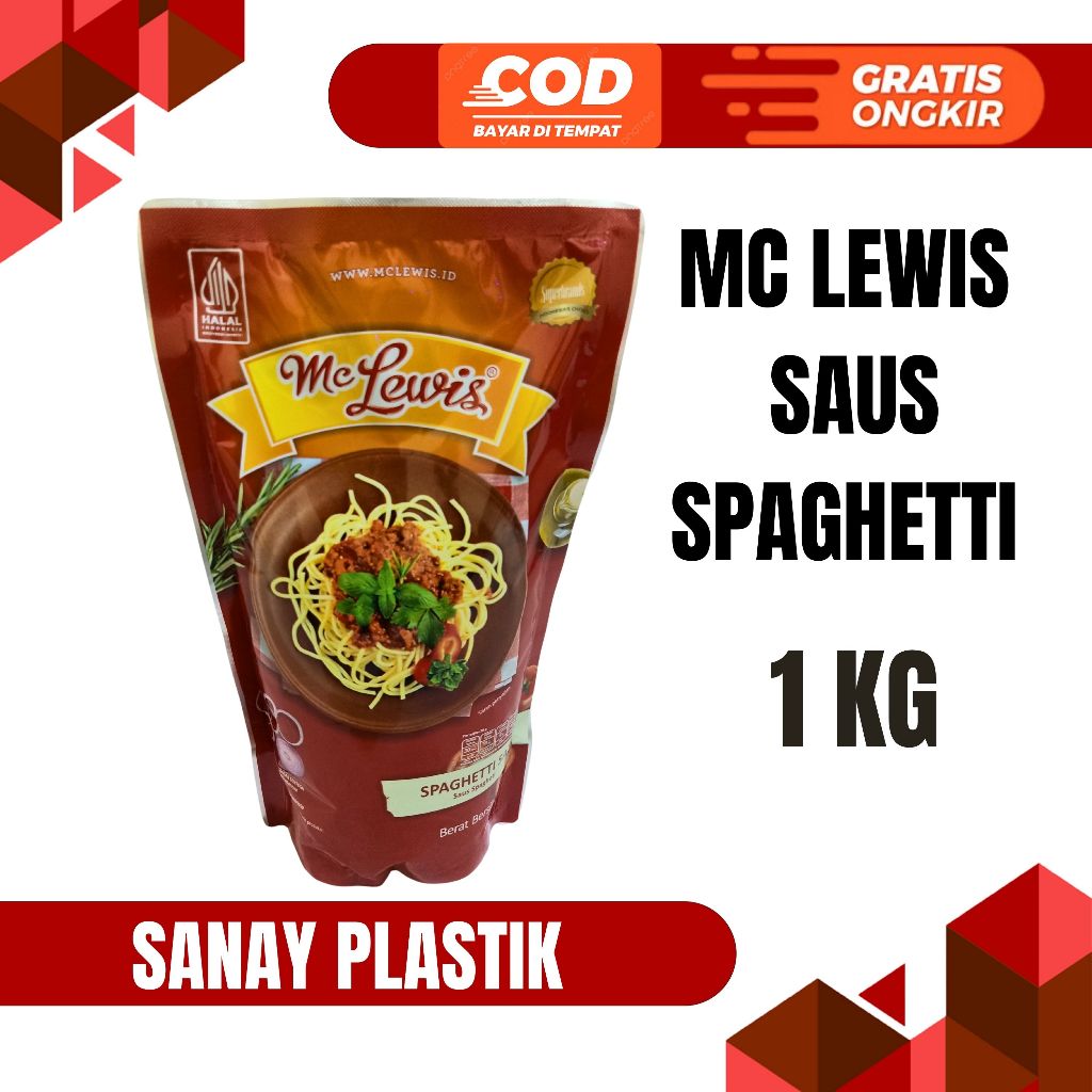 

MC LEWIS SPAGHETTI BOLOGNESE SAUCE 1 KG DAN 310 GRAM