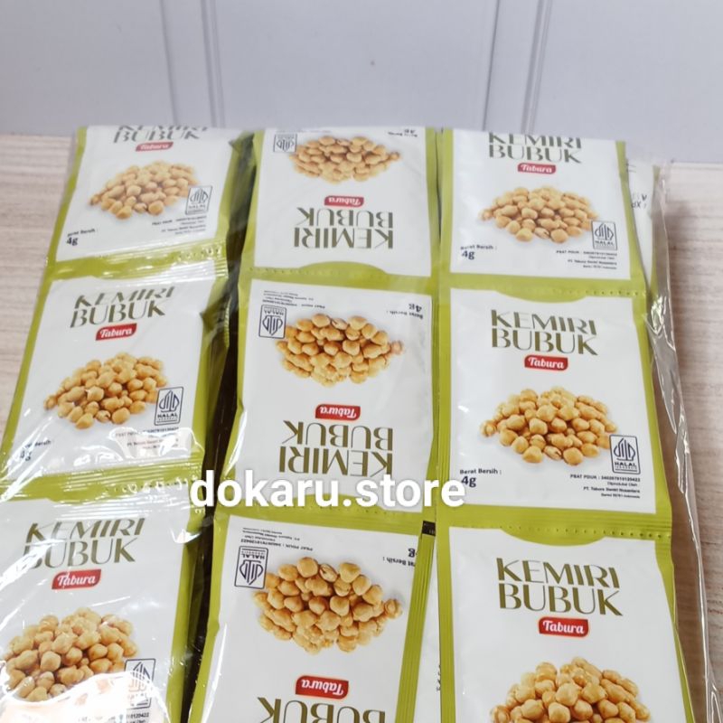 

Kemiri Bubuk Renceng Tabura (12 sachet)