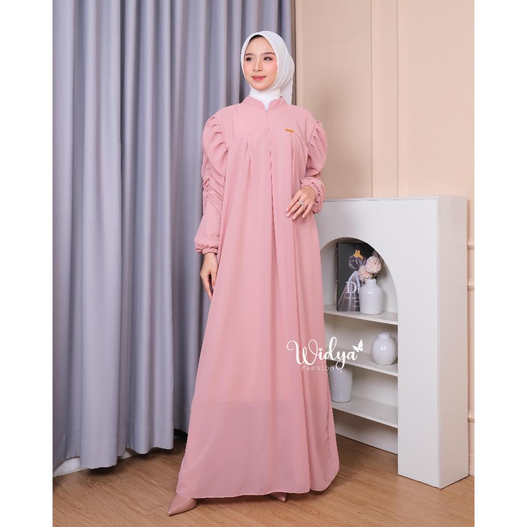 Yasmine Dress / Gamis Gaun Ceruty Babydoll Pesta Lebaran Terbaru Termurah / Gamis Maxi Turki Lembut 