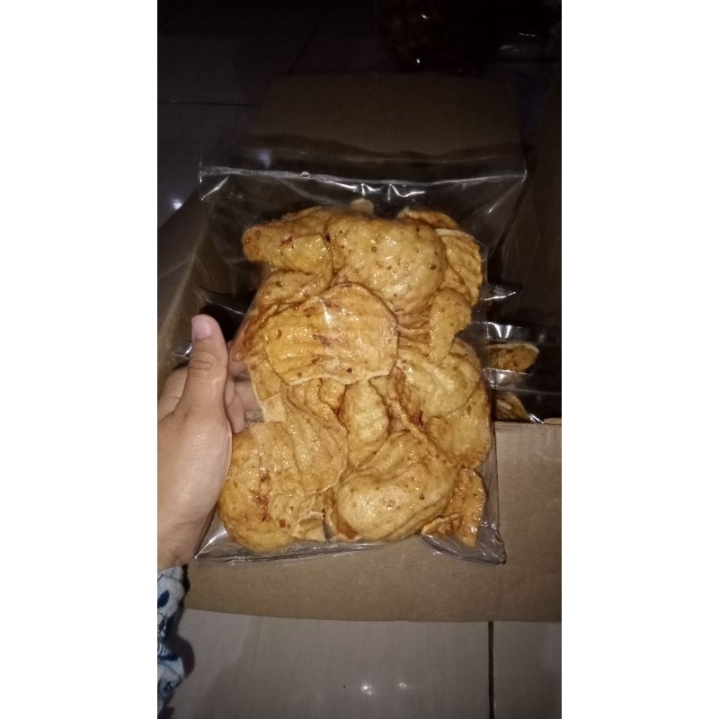 

keripik puyur pedas manis
