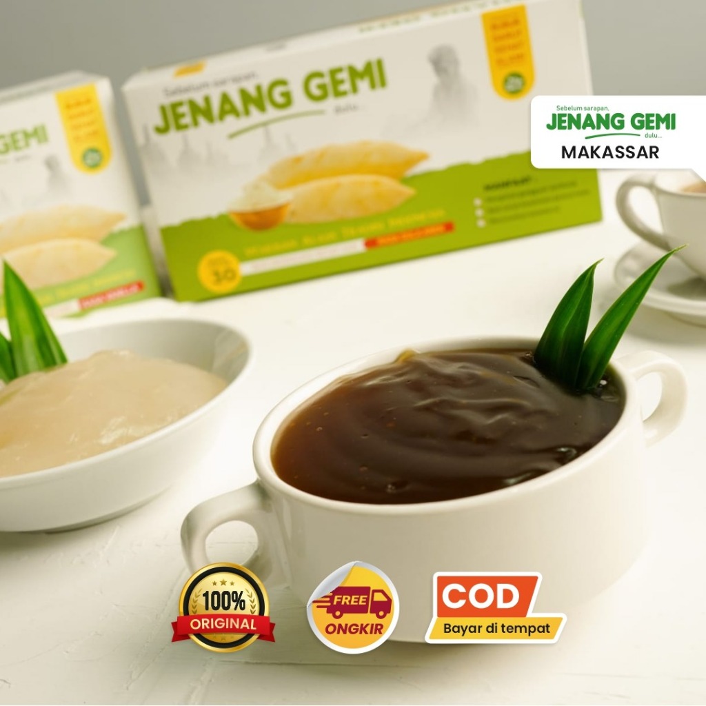 

Jenang Gemi - Bubur Sehat Ekstrak Umbi Garut Kaya Manfaat untuk Lambung
