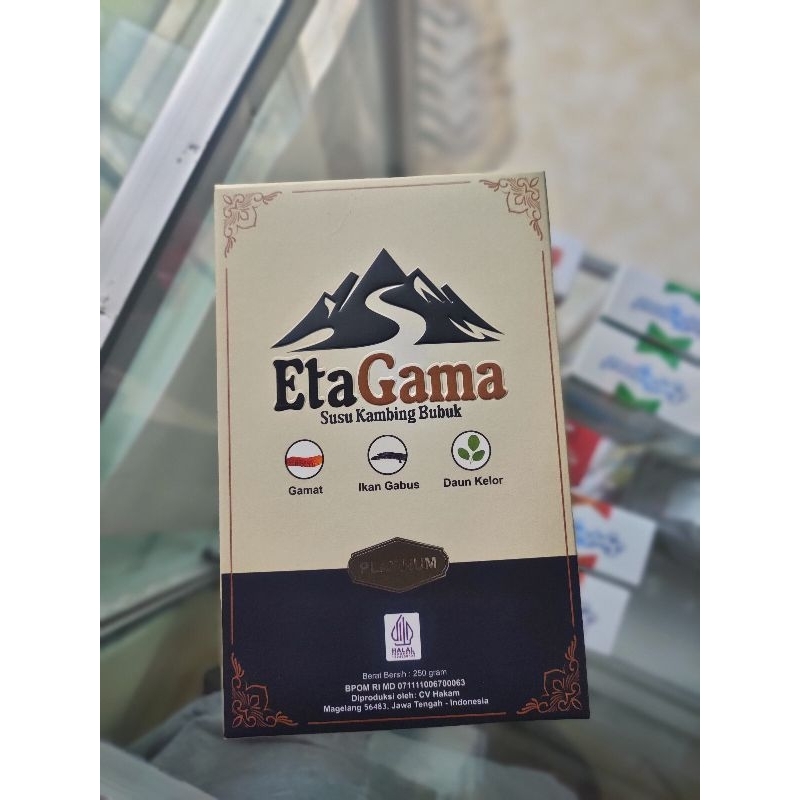 

Susu Kambing Etawa Bubuk Platinum EtaGama Plus Ikan Gabus Ikan Gamat Dan Daun kelor Meredakan Sesak Nafas Nyeri Sendi & Tulang