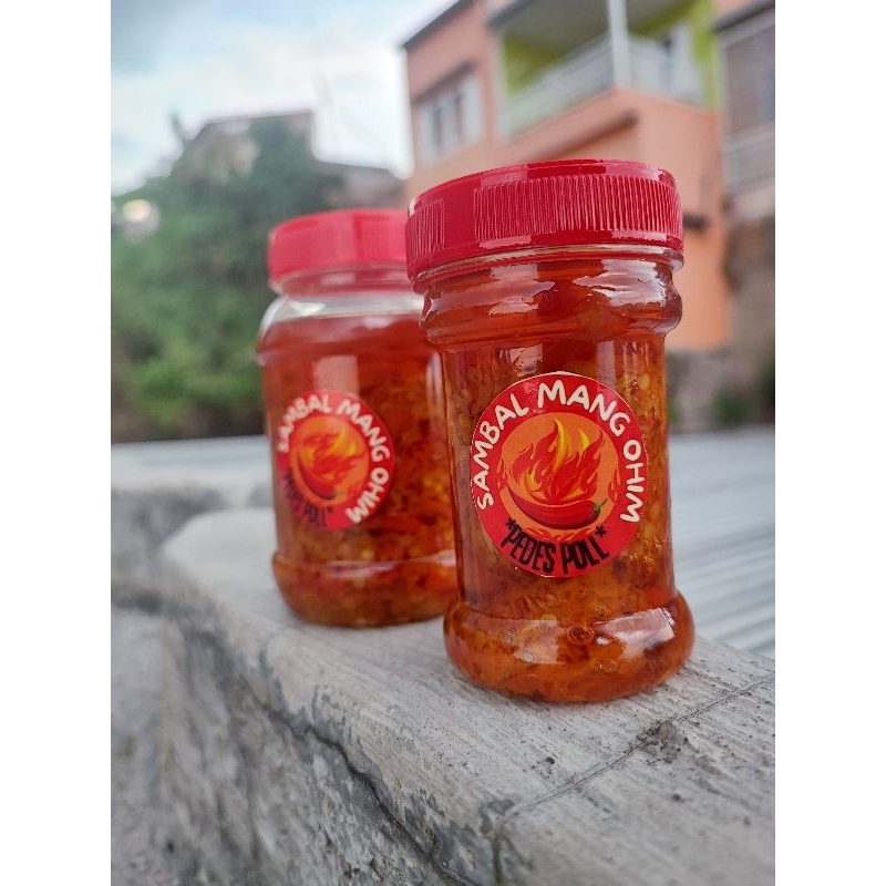 

1 pack sambal bawang MANG OHIM pedas poll isi 4 150ml