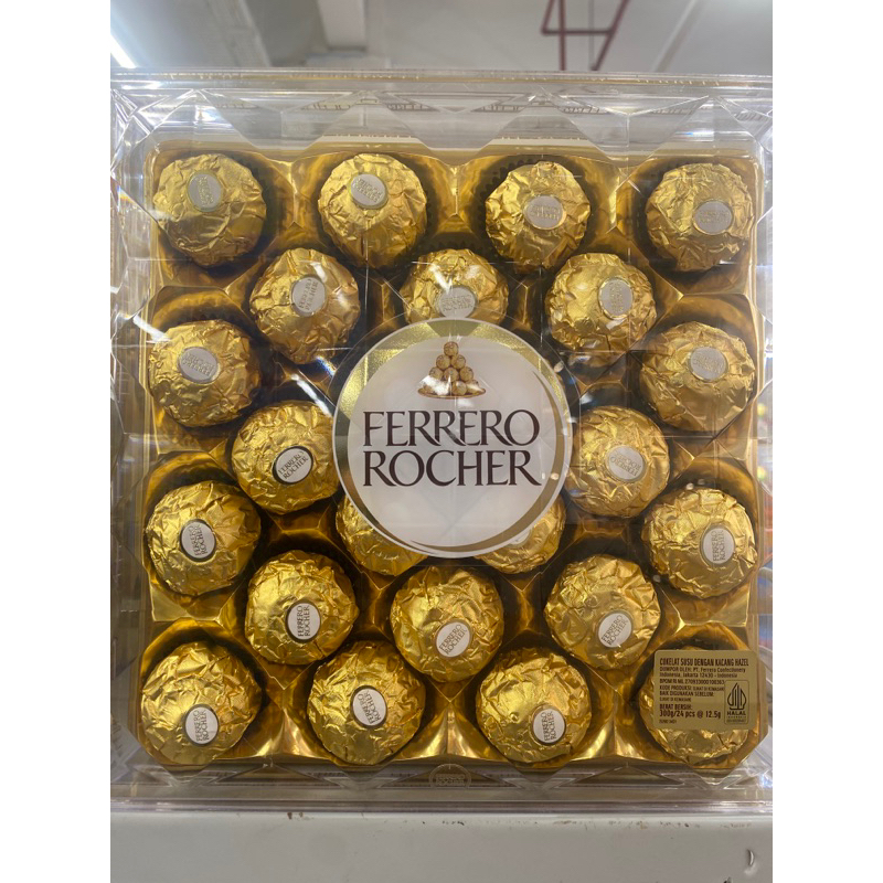 

Cokelat Ferrero Rocher 300 gr/24 pcs @12.5 gr