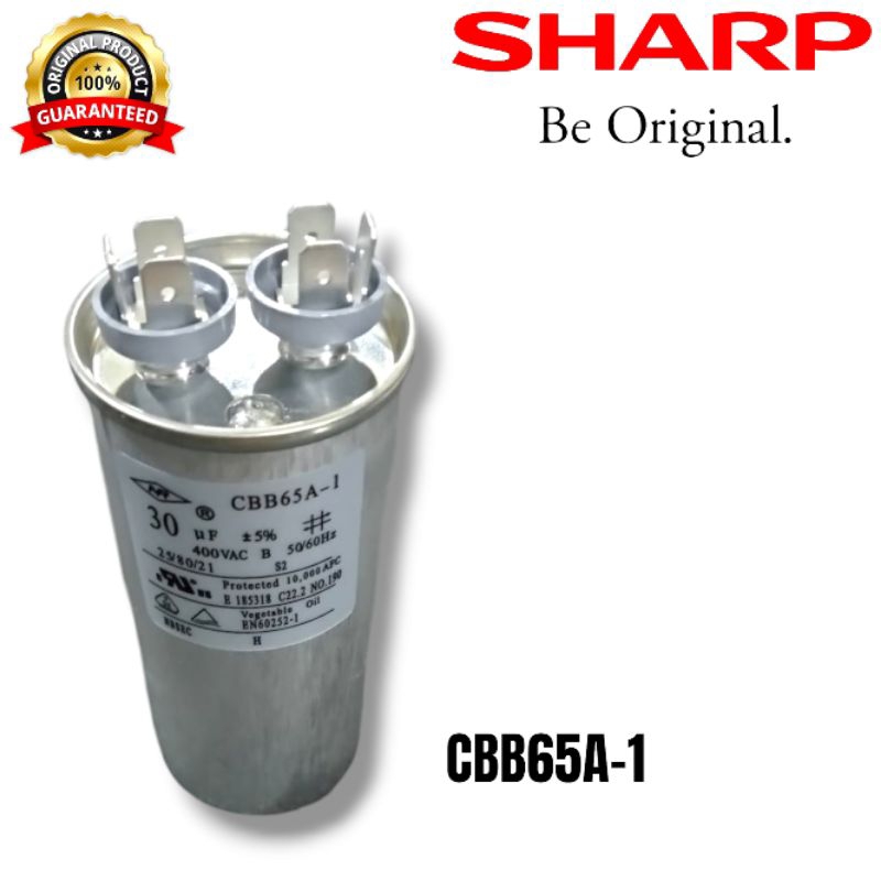 KAPASITOR AC SHARP 30uf ASLI ORIGINAL