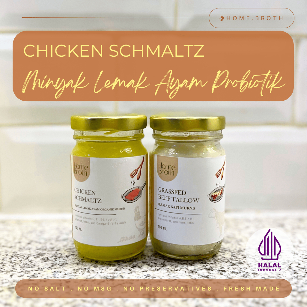 

Chicken Schmaltz (Minyak Ayam Probiotik Murni)
