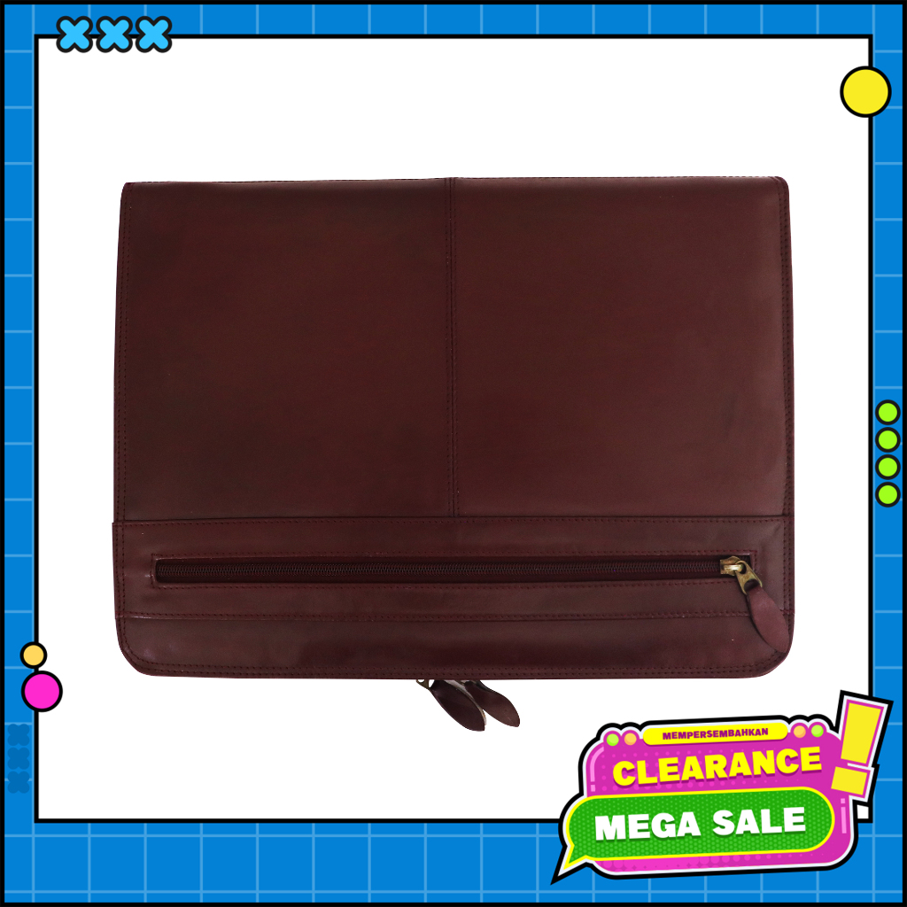 

Bantex Royal Portfolio With Zipper Leather A4 Maroon - 6473 14