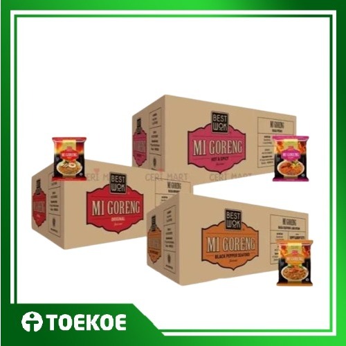 

TOEKOE 1 Dus Mie Best Wok Original Spicy Blackpaper Isi 20 Pcs