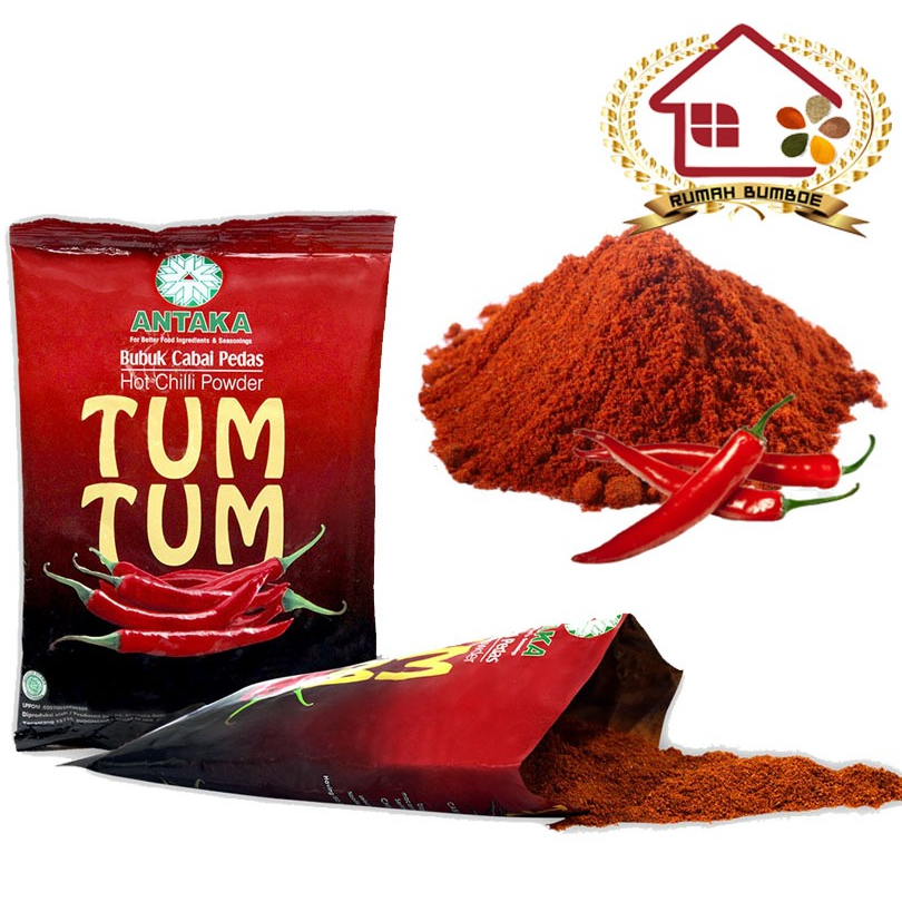 

(100gr) TUMTUM ANTAKA CABE BUBUK Hot Chilli Powder