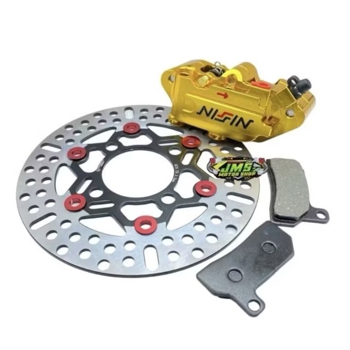 PIRING CAKRAM KALIPER CNC 4 PISTON MIO SPORTY MIO SMILE RC BAUT CAKRAM 4 200MM