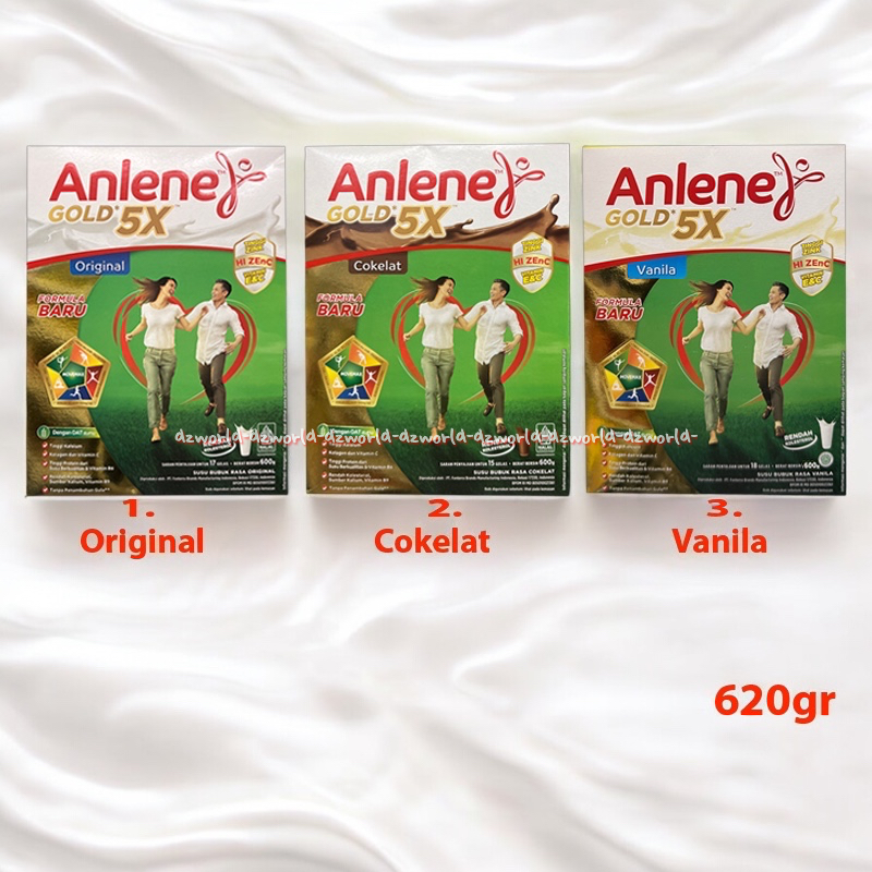 

Anlene Gold 5x 600gr Original Coklat Vanila Susu Anline Susu Tinggi Kalsium Untuk Usia 50tahun Anlen Golden Rasa Plain Cokelat