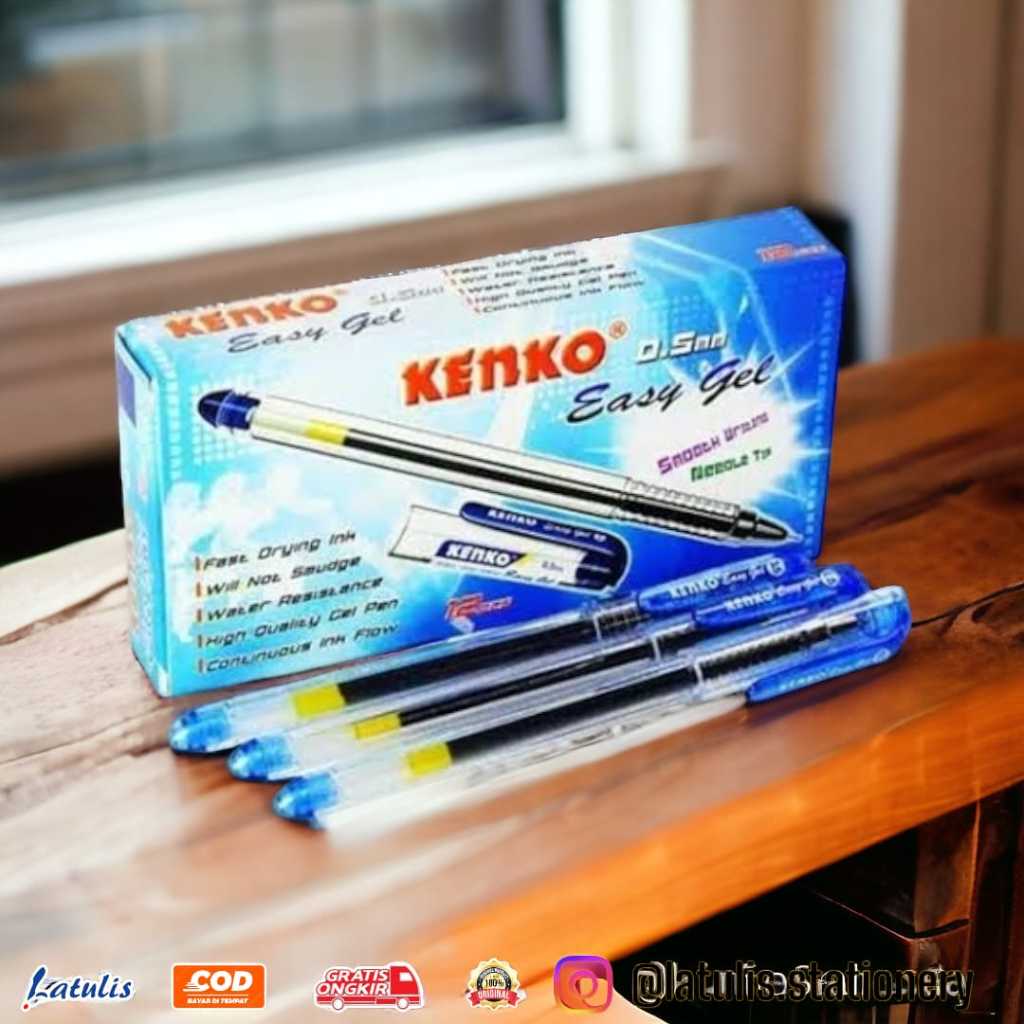 

Ballpen Pena Pulpen Kenko Easy Gell 0.5 / (12pcs)