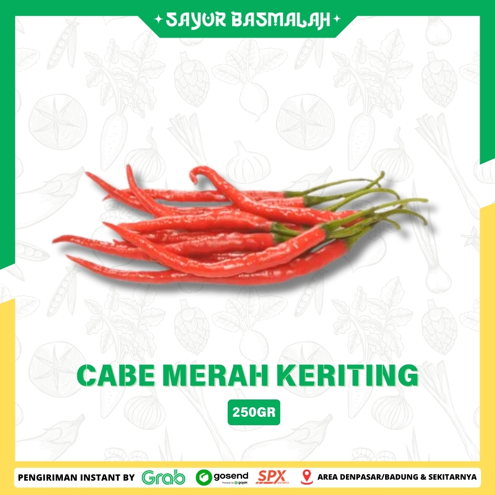 

Cabe Merah Keriting 250gr - Sayur Basmalah