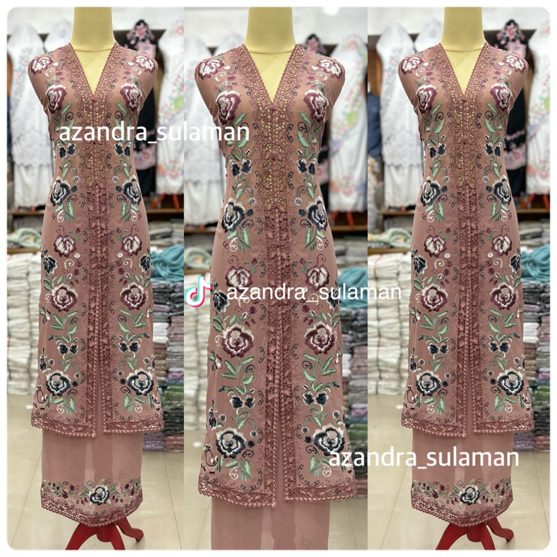 bahan abaya bordir suji caia bukittinggi padang