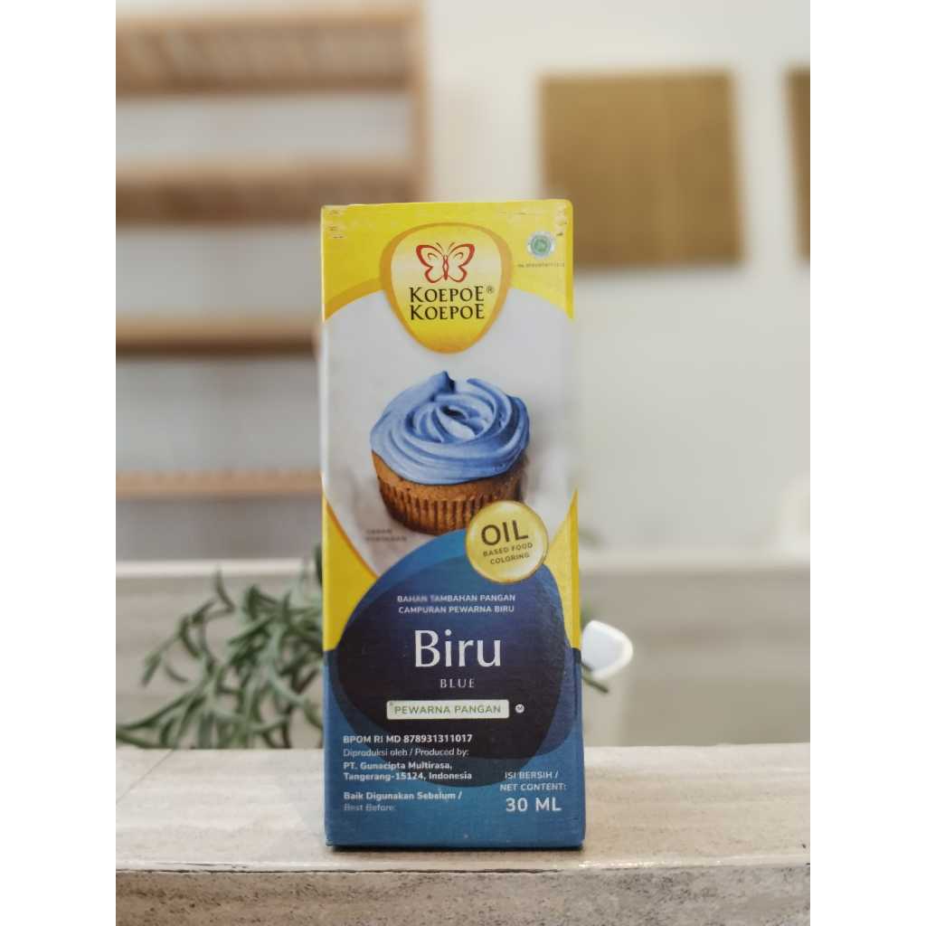 

Pewarna Pangan Koepoe - Koepoe Biru Based Oil 30ml