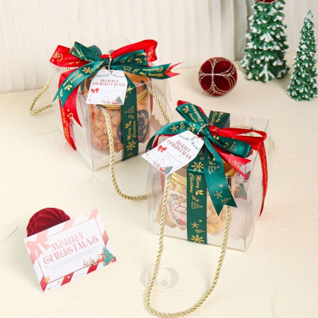 

Hampers Natal Box Mika isi 1 Jar Kue Kering / Christmas Hampers Souvenir