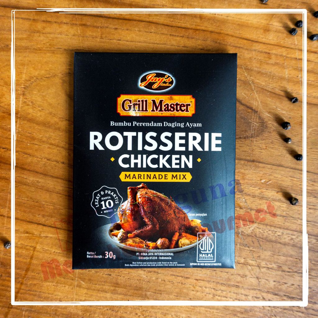 

JAYS JAY'S BUMBU GRILL MASTER PERENDAM MARINASI AYAM 30GR