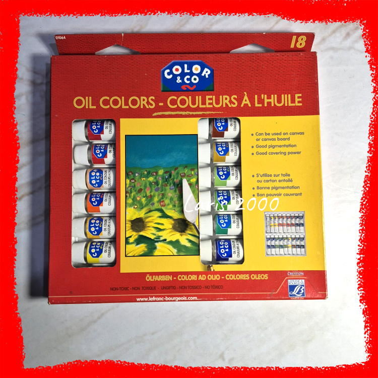 

Lefranc Color & Co 18 x 12ml oil colour / Cat Minyak [OR]