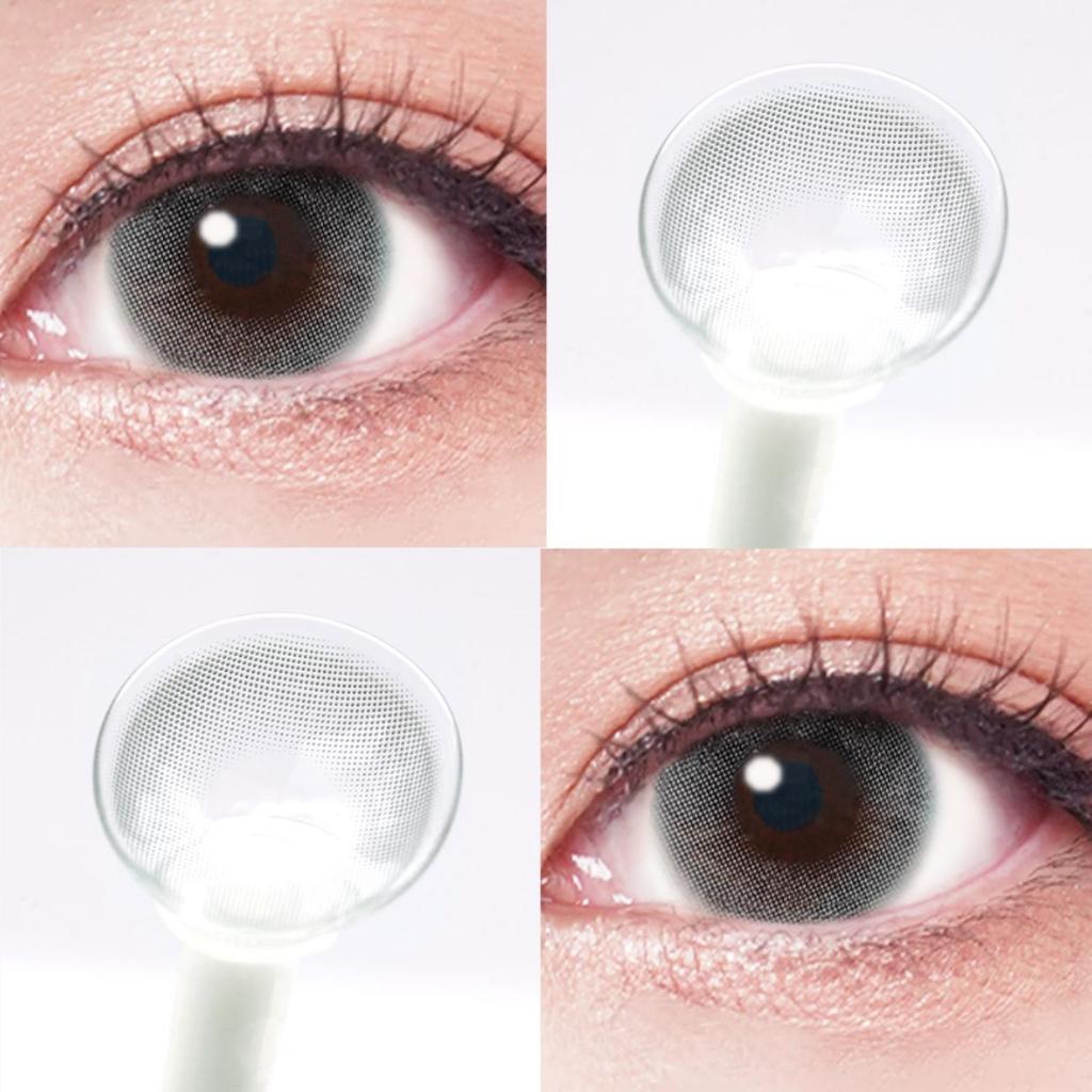 J88 Softlens Abu Abu Natural 14,5 MM Tanpa Ring Natural Daily Normal Minus / Softlens Grey Natural /