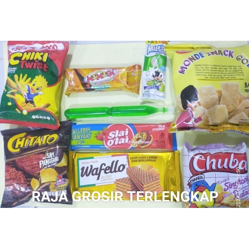 

PAKET SNACK TERMURAH KE-5/HAMPERS/PAKET ULANG TAHUN/HADIAH/SOUVENIR