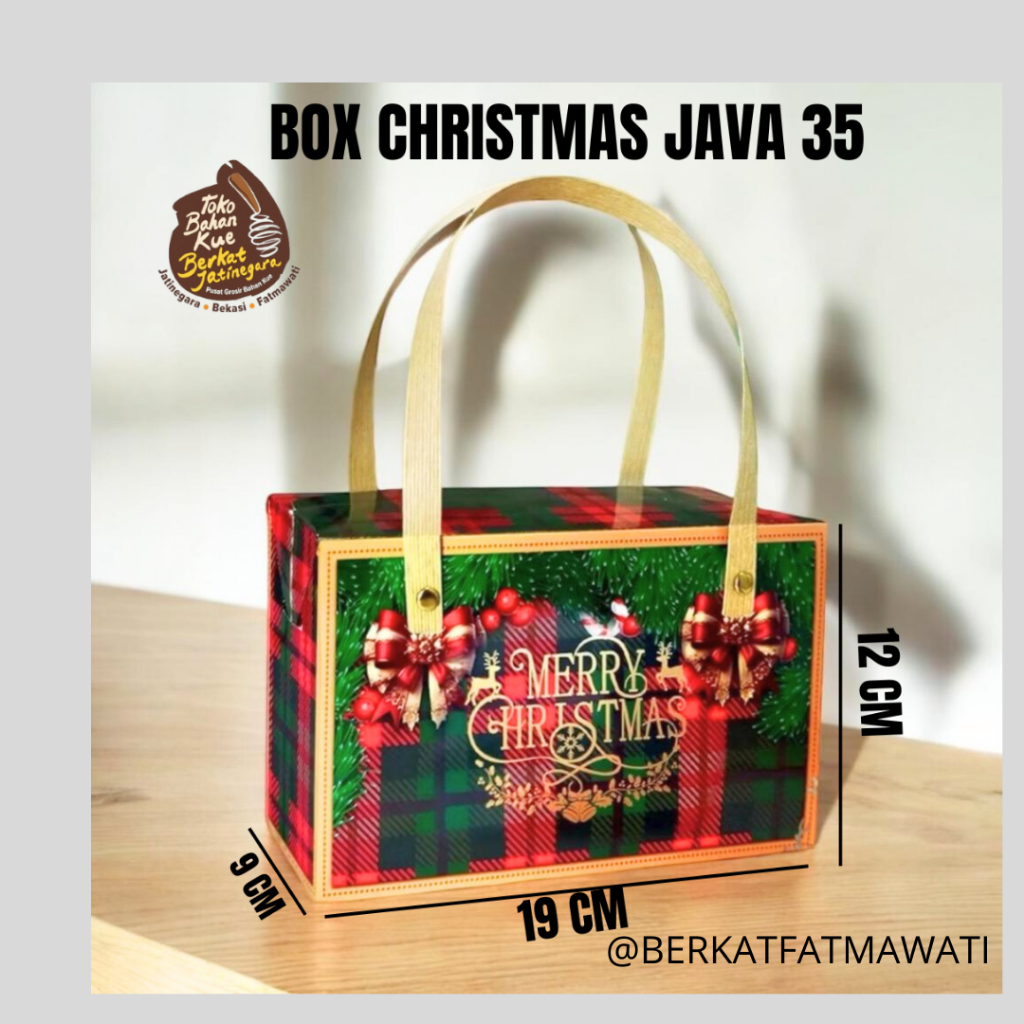 

BOX / DUS CRHISTMAS JAVA 35 / BOX NATAL ISI 2 TOPLES 600 ML / BOX NATAL LUCU / PCS