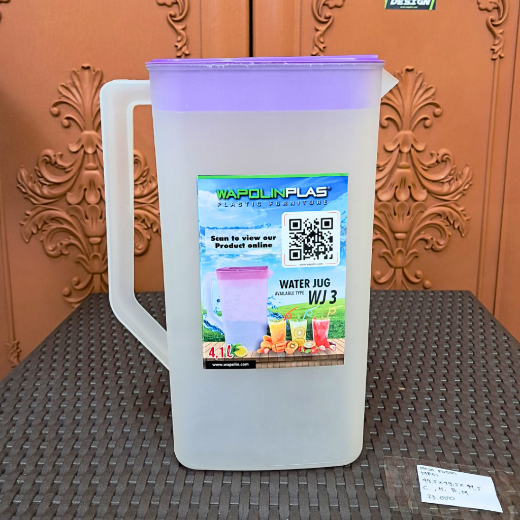 Water Jug Wapolin 4,1Liter / Ceret / Wadah Air / Water jug plastik