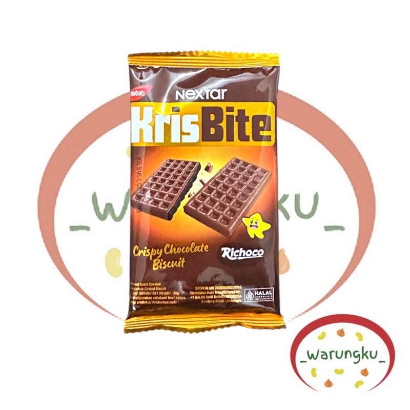 

Nextar KRISBITE 1PCS Crispy Chocolate Biscuit Nabati