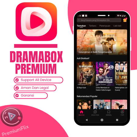 Layanan Dramabox Premium Murah Garansi Lifetime All Device