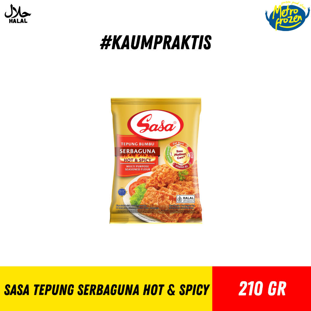 

SASA Tepung Serbaguna Spicy & Hot 210gr
