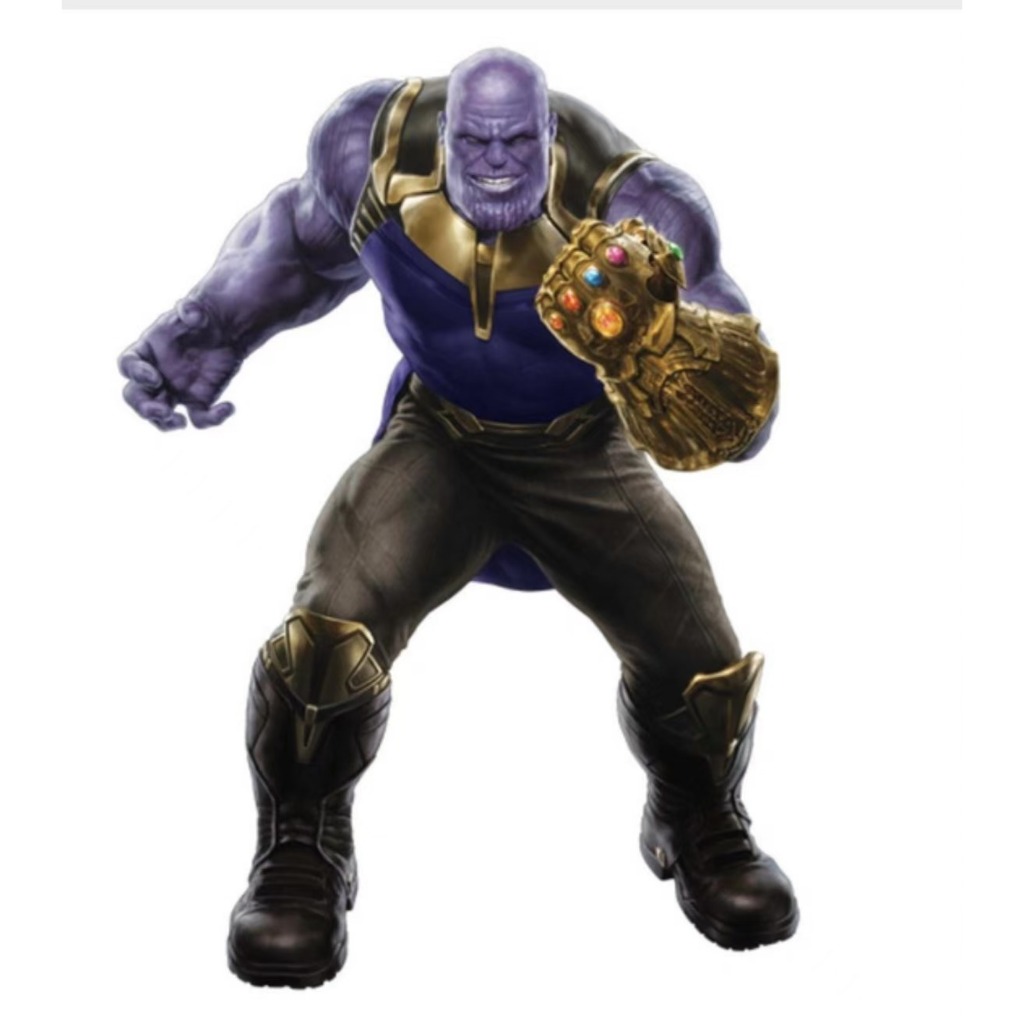 1 set mainan boneka Avengers berukuran besar dengan proyektor berisi 4 buah