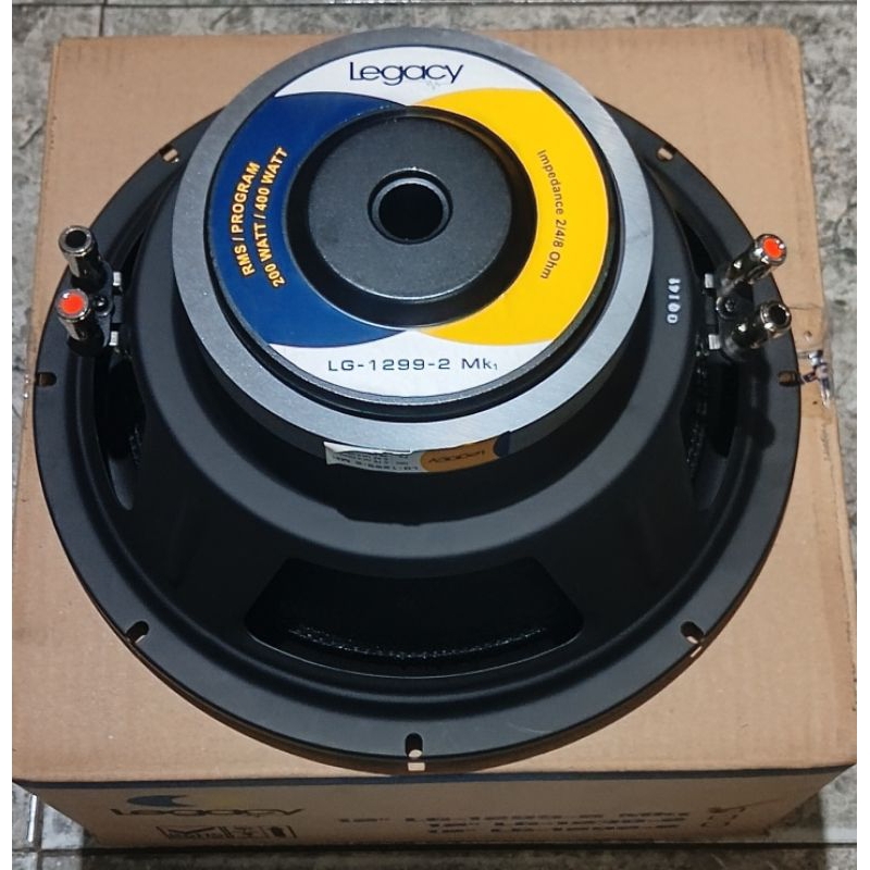 Speaker Legacy 12inch Subwoofer Double Coil 1299-2