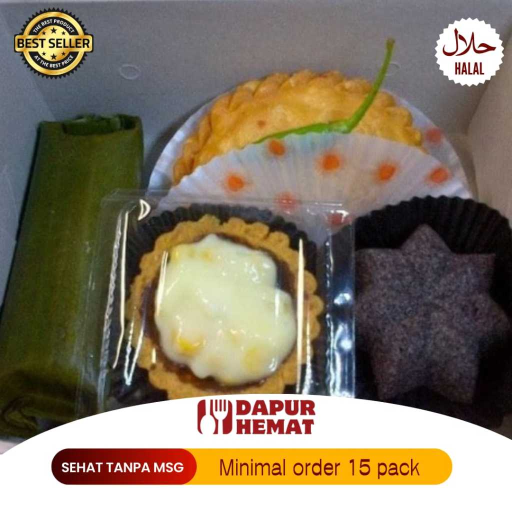 

Dapur Hemat - Kue Box Isi 4 Komplit Enak Halal Favorit Acara Makanan Siap Saji Best Seller
