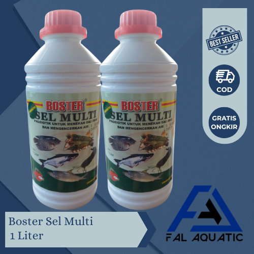 Boster Sel Multi 1 Liter / Probiotik Cair Ikan Dan Udang