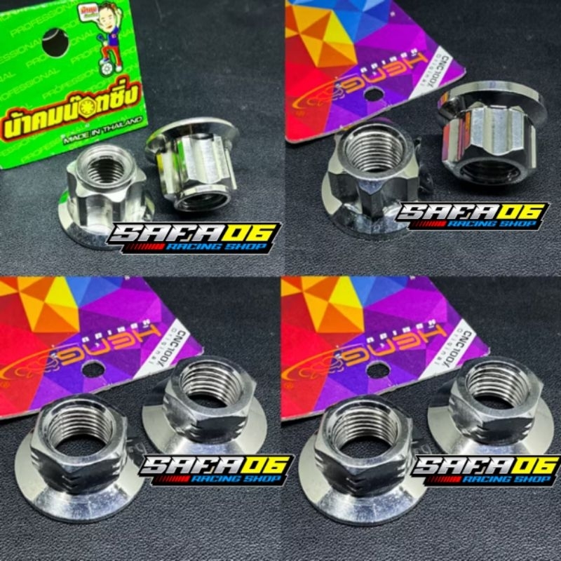 MUR AS RODA DEPAN BELAKANG RX KING MUR BOLONG ORIGINAL HENG COMPAYU PROBOLT STANLESS THAILAND-SLASH