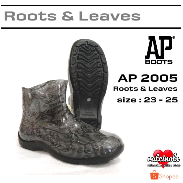KODE X83B Sepatu Ap Boots Murah AP 25 RootsLeaves 2325