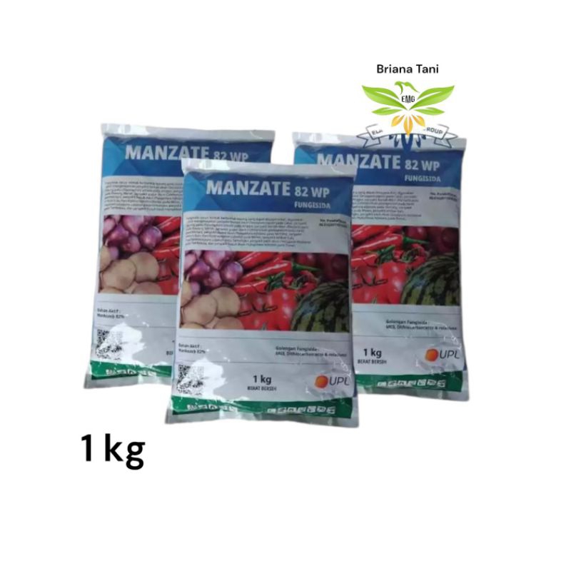 ￼Manzate 82WP 1kg Mankozeb 82% Fungisida Pengendali Penyakit Busuk Pada Tanaman Sagrizeb UPL
