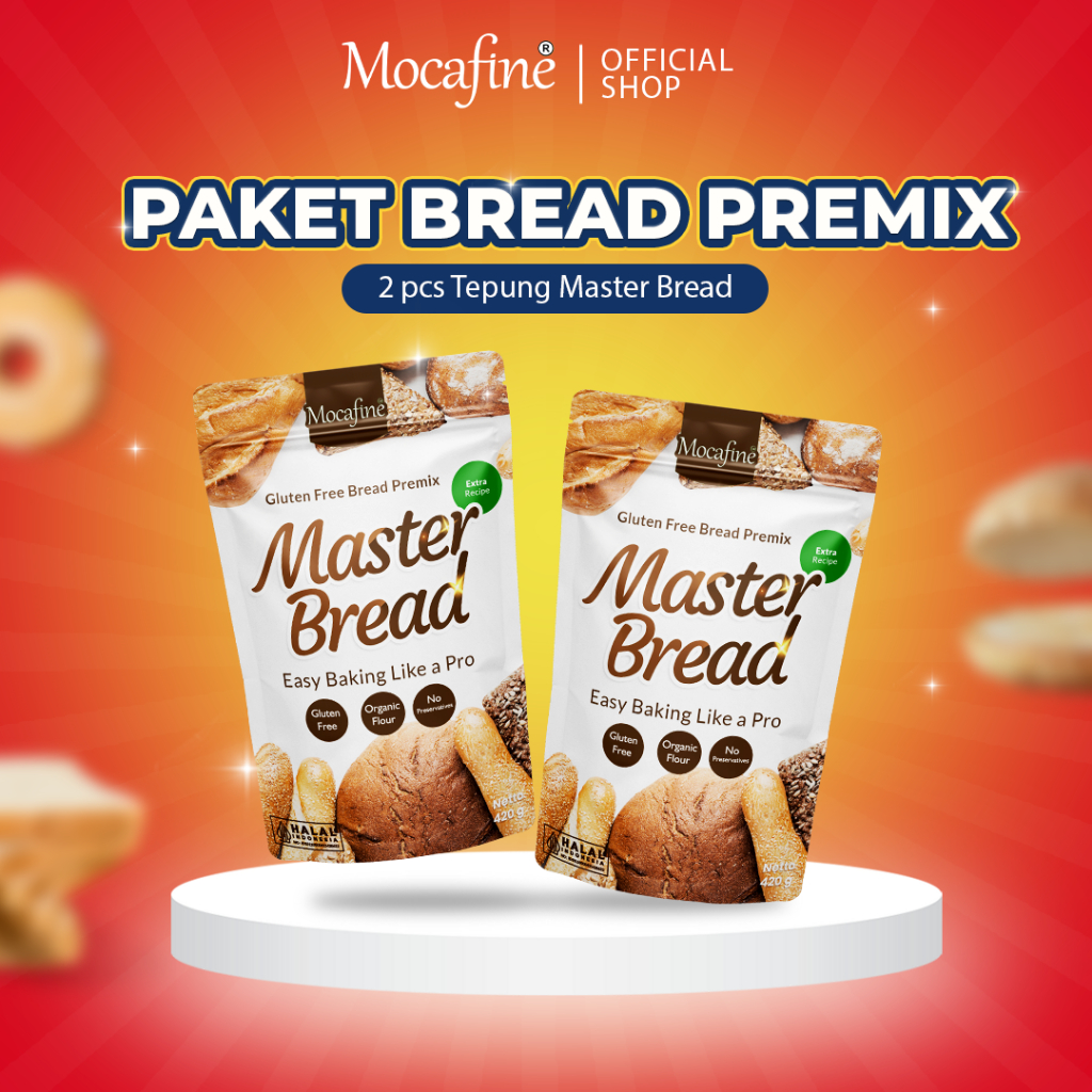 

[Paket Hemat] Gluten Free Bread Flour - Gluten Free - Halal - 2 pcs - 420 gr