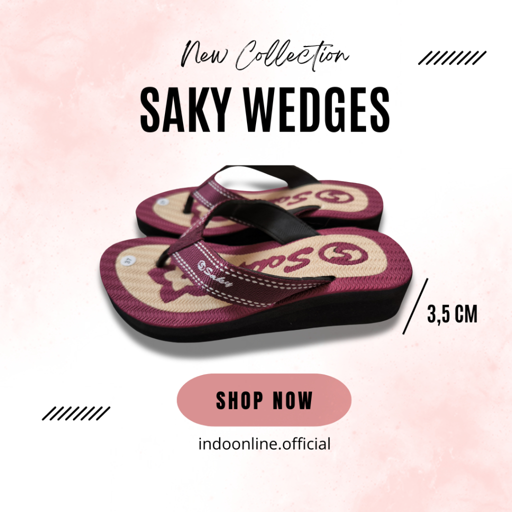 WEGDES Wanita - Sandal wanita hak tinggi, Sandal jepit wanita murah