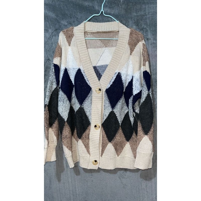 KNIT RAJUT/BLAZER RAJUT TEBAL/BLAZER RAJUT KOREA PRELOVED