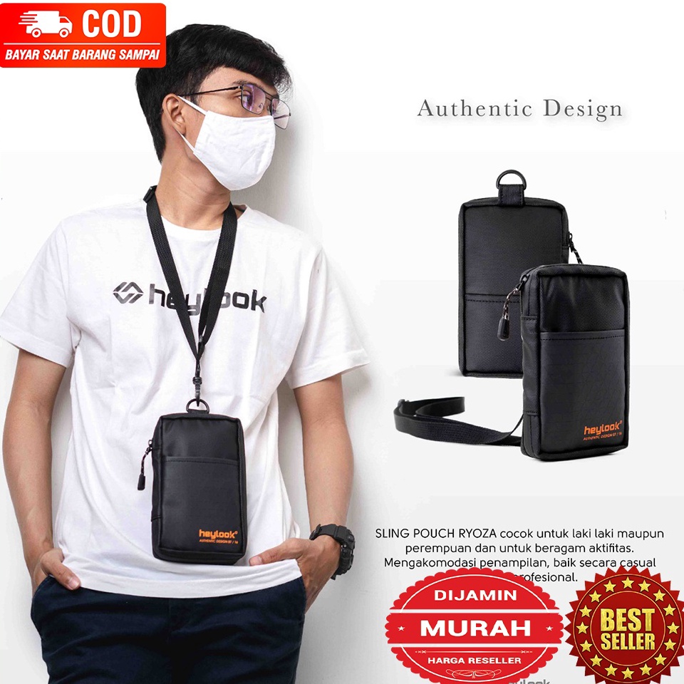 KODE C56Q Tas Leher Dompet Gantung Leher Tas Kalung Leher Waterproof Anti Air Ryoza Hanging Wallet G