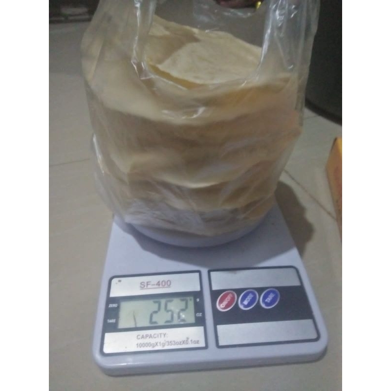 

karupuak ubi/opak padang mentah original